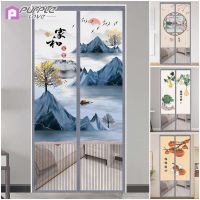 Fashion 2023 Chinese Style Magnetic Door Curtain Anti Mosquito Insect Screen Summer Supplies