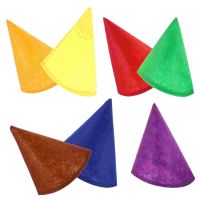 7 Pcs Halloween Costumes Party Hat Dwarf Cap Gnome Costume Clothing Accessory Felt Christmas Decoration Navidad