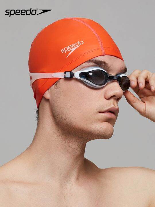 Speedo Speedo Swimming Cap Men and Women Adult Outer Glue Lining Long ...