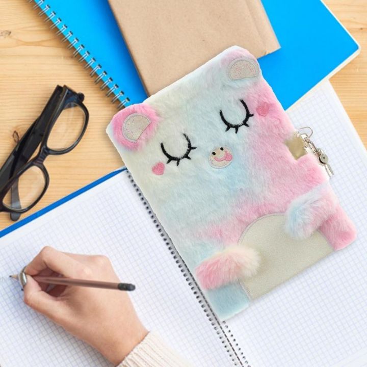journal-with-lock-kawaii-animal-cover-locking-journal-with-key-a5-locked-secret-diaries-notebook-for-women-girls-kids-adults
