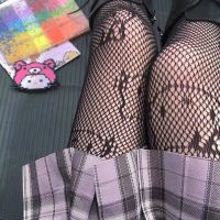 Black silk stocking thin cute fishnet stockings