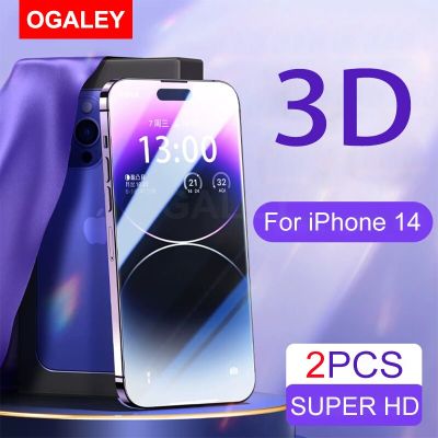 3D Curved Glass on For iPhone 14 Pro Max 14 Plus iphone14 14Pro 13 12 11 14 Pro Max Tempered Glass Screen Protector 99H Super HD