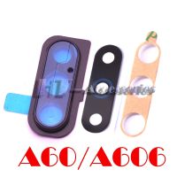 New Rear Back Camera Glass Lens Cover For Samsung Galaxy A60 A606 with metal ring holder Lens Caps