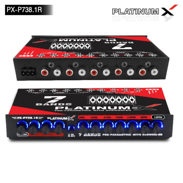 platinum-x-ปรีแอมป์-7แบนด์-รุ่นใหม่-738-1r-737max-ซับแยกอิสระ-แต่งเสียงได้ดีบิดติดมือ-ปรีปรับเสียง-ปรีแอมป์-ปรี-แอมป์-เครื่องเสียงรถยนต์