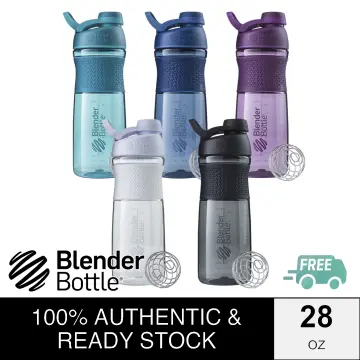 BlenderBottle SportMixer Twist Cap Tritan Grip Shaker Bottle, 28-Ounce, Black