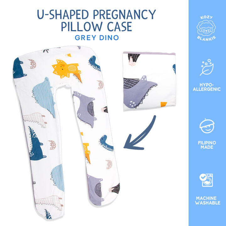 🥇 Kozy Blankie 4.6ft Premium UShaped Pregnancy/Maternity Pillow Case