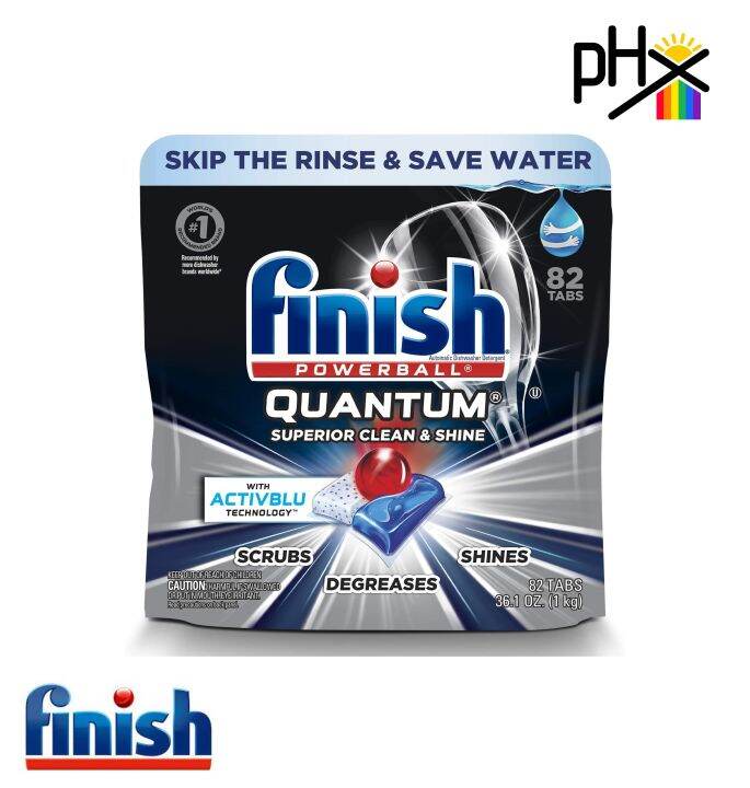 Finish Quantum Powerball Dishwashing Tablet with ActivBlu Technology 82