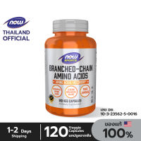 Now Foods, Sports, BCAAs 2:1, Branched-Chain Amino Acids, 60 /120 Capsules, บีซีเอเอ, ผลิตภัณฑ์อาหารเสริม