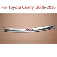 แผงขอบหน้าต่างสแตนเลสเหล็กด้านหลังคุณภาพสูงป้องกัน Bemper Belakang สำหรับ Toyota Camry 2006-แต่งรถ