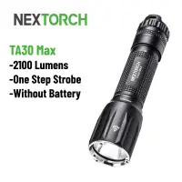 ไฟฉายกล LED Nextorch TA30สูงสุด2100ลูเมนไฟฉายหน้าที่รักษาสิวที่มีประสิทธิภาพสูงสำหรับฝ่ายบังคับใช้กฎหมายไม่มีแบตเตอรี่