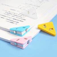 【jw】℡✴❄  5 Pcs/set Color Transparent Page Holder Clamp Clip Stationery School Office Supplies