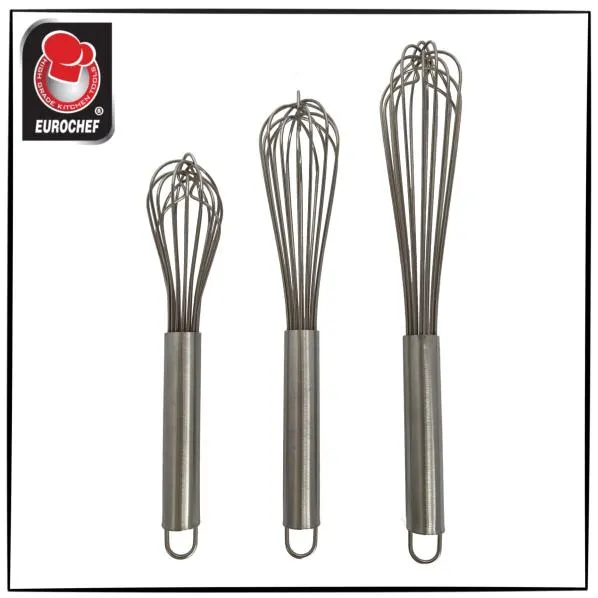 Chichifoofoo® 12 Inch Stainless Steel French Whisk - Executive