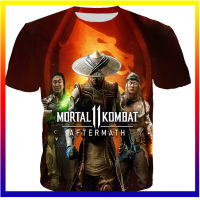 เกมอะนิเมะเกมเสื้อยืดชีวิตจริง Kombat 11 พิมพ์ 3D ฤดูร้อนชายเสื้อยืดผู้หญิงแฟชั่นพลัสขนาดเสื้อเด็กเด็กหญิงฮิปฮอปเสื้อยืด XS-5XL