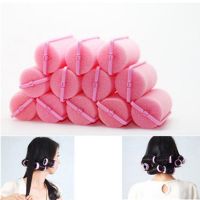 【ATG】12ชิ้น/ถุง Buckle SoftFoamCurler Roller Easy Curling Styling Salon Barberes Hairs ชุดเครื่องมือ