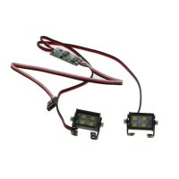 ไฟหน้า LED สปอตไลท์สำหรับรถออฟโรด1คู่รุ่น RC สำหรับ1/10ตีนตะขาบ RC TRX4รถ TF2 D90 RC4WD SCX10แนวแกน