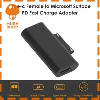 USB ชนิด C PD สายชาร์จไฟฟ้าตัวแปลงอะแดปเตอร์สำหรับ Surface Pro 3 4 5 6 7