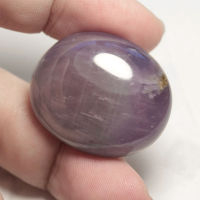 122.80 ct พลอยเนื้อแข็ง ดิบ (Unheated Sapphire Oval Cabochon)