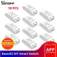 2/4/6/8/10PCS SONOFF BASICR2 Smart ON/OFF WiFi Switch  Light Timer APP/Voice Remote Control DIY Mode Work With Alexa Google Home Electrical Circuitry