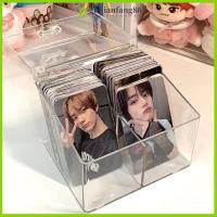 GUQIANFANG86สำหรับ Kpop Photocard การสะสมบัตร Organizer Box เครื่องเขียนในโรงเรียน Photocard กล่องเก็บของบัตรภาพ