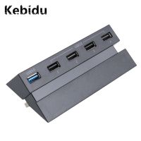 Kebidu USB Hub 5พอร์ต USB 3.0อะแดปเตอร์ความเร็วสูงสำหรับ4อุปกรณ์เสริมสำหรับ PS4