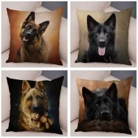 Sofa Home Pillowcase Decoration Pet Animal Pillowcase German Shepherd Pillowcase Cushion Cover