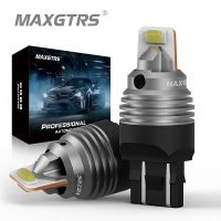 MAXGTRS 2X 2000LM 1157 LED Light BAY15D P21/5W LED Canbus No Error 3570S 7443 W21/5W Bulb Car Reverse Brake Up Light Tail Lamp 6000K Red