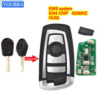 YOUBBA EWS ดัดแปลง4B กุญแจรีโมทพลิก433MHz มีไม่มีชิป ID44 7935สำหรับ BMW E38 E39 E46 HU92 X3 X5 Z3 Z4ใบมีด