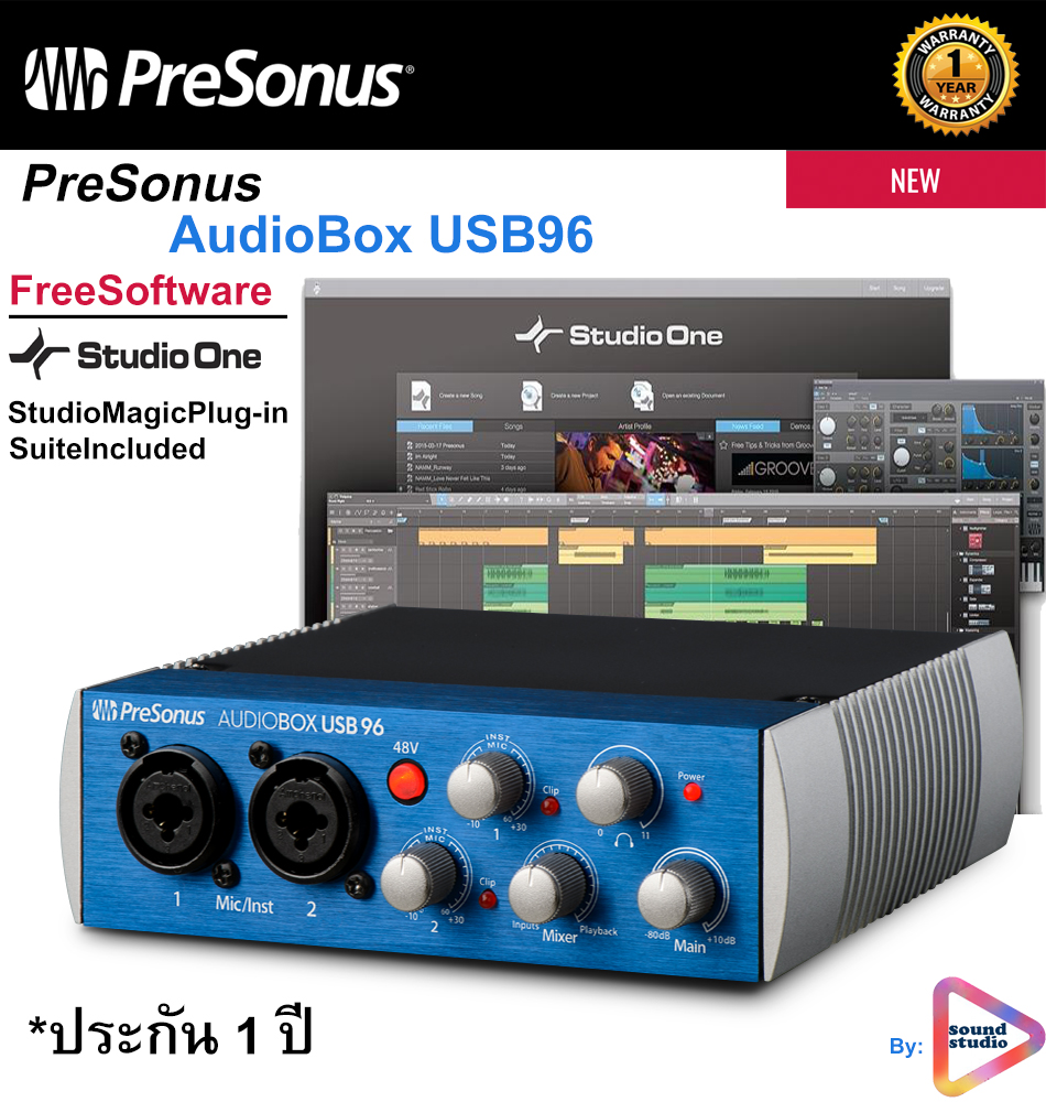ableton presonus audiobox usb 96 driver