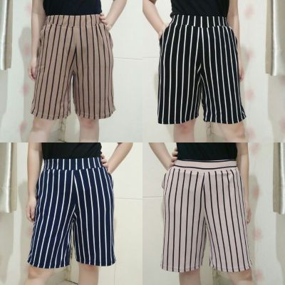 Culottes Channel Stripes motif