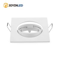 Square MR16 GU10LED Fitting Lights Frame Fixture Frame Spot Light Bracket SMD Recessed Lighting Fixtures