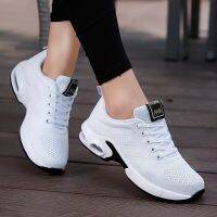 CODaith62sfe Korean casual sports shoes Breathable flying woven sports shoes Wedge heel platform shoes Fashionable height increasing shoes Non-slip running shoes Large size womens shoes