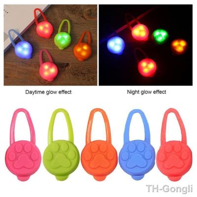 【hot】☽❣  1Pc Dog Night Flashlight Collar Glowing Pendant Safety Leads Necklace Decoration Collars