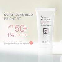 ใหม่ล่าสุด ! ครีมกันแดด ACSEINE Super sunshield BRIGHT FIT SPF50+, PA++++ 40 g. สำหรับผิวหน้าและผิวกาย