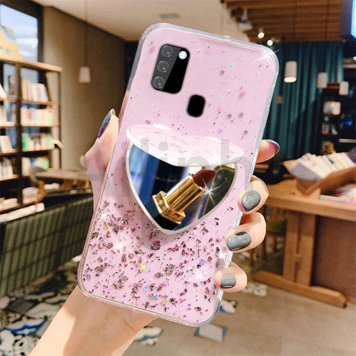 เคสโทรศัพท์-samsung-galaxy-m11-m31-m21-m12-m33-5g-เคส-m53-m23ใสซิลิโคน-tpu-ลายดาวกากเพชรกรอบด้านหลังป้องกันนิ่ม