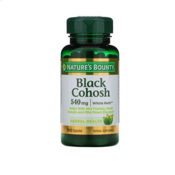 Natures Bounty Black Cohosh 540 Mg 100 Capsules Lazada