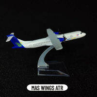 เครื่องบินโลหะรุ่น1:400ปีก MAS ATR Boeing 757โมเดลการบินดายหล่อตุ๊กตาคริสต์มาสกวางเรนเดียร์เด็กขนาดเล็กสำหรับเด็กผู้ชาย