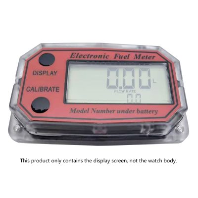 Digital For Turbine Flow Meter Digital LCD Display Oil Fuel Flowmeter Measure Die Sel น้ำมันก๊าด Gasoline Meter Display Ch