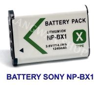 NP-BX1  NPBX1  BX1 แบตเตอรี่สำหรับกล้องโซนี่ Camera Battery For Sony Cybershot DSC-HX50V,HX300,HX400,RX1,RX100,WX300,HDR-AS10,AS15,AS30V,AS50R,AS100V,AS300R,CX240,CX440,MV1,PJ275,FDR-X3000 BY JAVA STORE