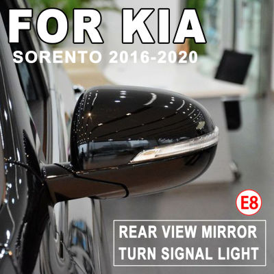 2ชิ้นสำหรับ Kia Sorento 2016 2017 2018 2019 2020รถ LED ลำดับแสงแบบไดนามิกเลี้ยวกระจกไฟกระพริบตัวบ่งชี้โคมไฟแสง