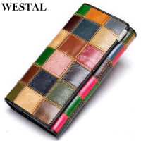 WESTAL Womens Purse Leather Wallet for Women Boho Purses Coins and Cards Ladies Wallets Long Clutch Bag Women Wristlet Wallets