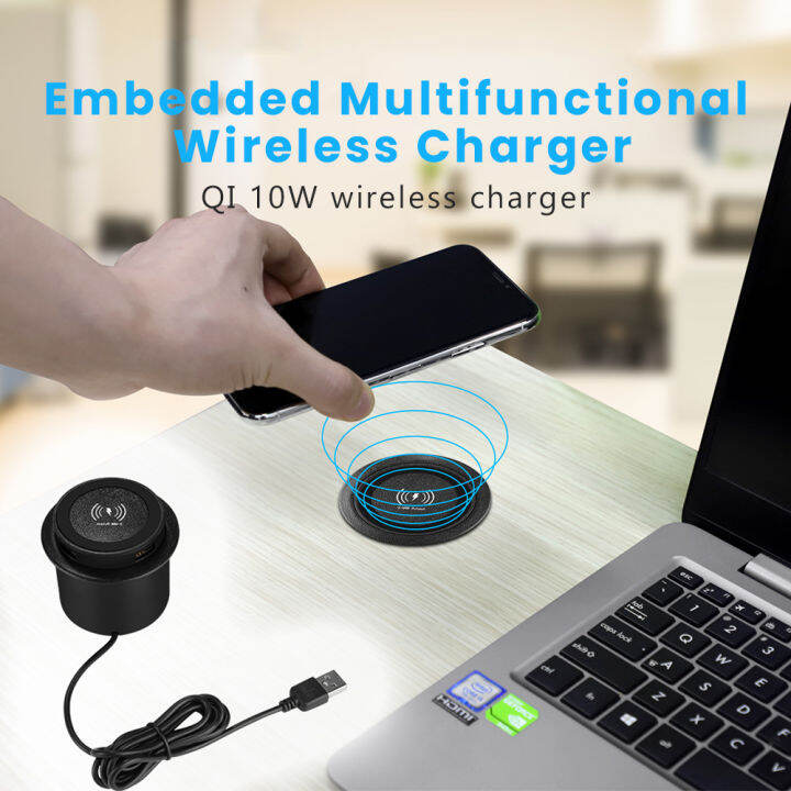 wireless-charger-18w-furniture-desktop-embedded-fast-wireless-charger-สำหรับ-11-x-samsung-table-office-phone-charger