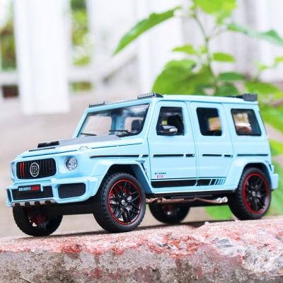 Jianyuan 1:24 Mercedes-Benz Big G Babos G800 Alloy Car Model Warrior Acoustic And Lighting Toys Off-Road Vehicle Boxed