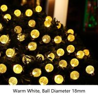 Outdoor Solar Light LED Globe Light Bulb Solar Garland LED Solar Lamp LED Party Light Chirstmas Tree for Garden Decoration