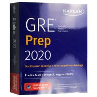 Original English Kaplan GRE preparation 2020 GRE Prep 2020 Kaplan Test Prep books for overseas study preparation professional preparation strategies English Version Original English American college entrance examination books