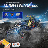 Mold KING 18018 Technical Climbing Car MOC-3028 Lightning APP รีโมทคอนลรถรุ่นอิฐของเล่นสำหรับเด็กคริสต์มาสของขวัญ