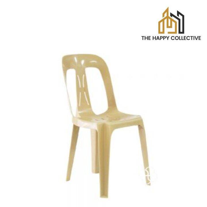 Happy Collective Uratex Classic Beige Monoblock Chair Lazada PH