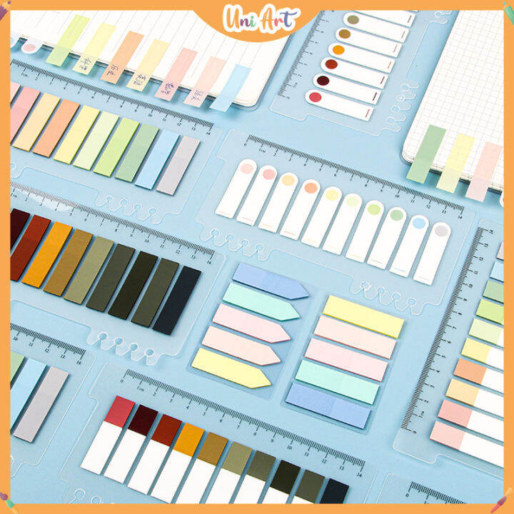 100/200 Sheets Morandi Color Sticky Notes Memo Pad Self Adhesive ...