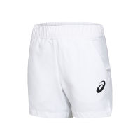 Asics กางเกงเทนนิสเด็กผู้ชาย Boys Tennis Short | Brilliant White ( 2044A031-100 )