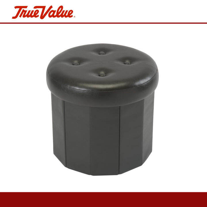 ottoman-round-folding-choco-lazada-ph
