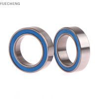 YUECHENG 2pcs 6700 2RS 10X15X4mm มอเตอร์ระดับ BLUE Rubber ซีลแบริ่งรุ่นแบริ่งมอเตอร์